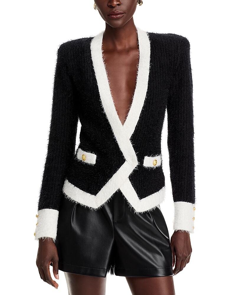 L'Agence Georgia Contrast Cardigan Blazer Cover