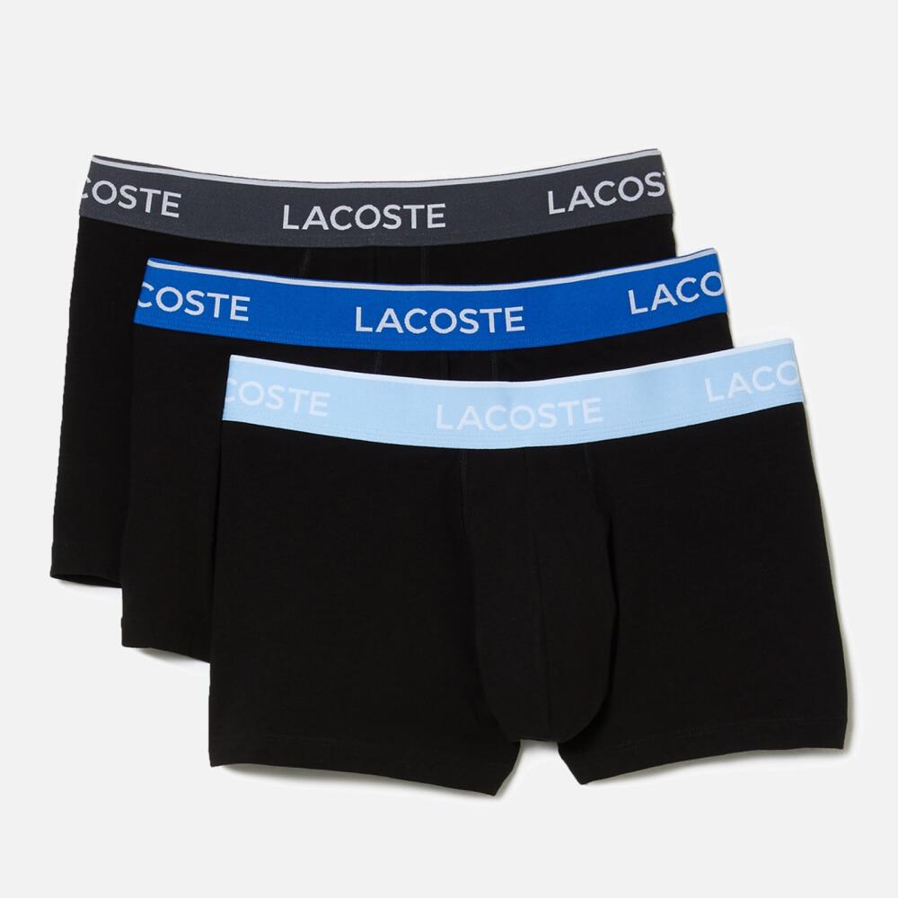 Lacoste 3 Pack Cotton-Blend Boxer Trunks Cover