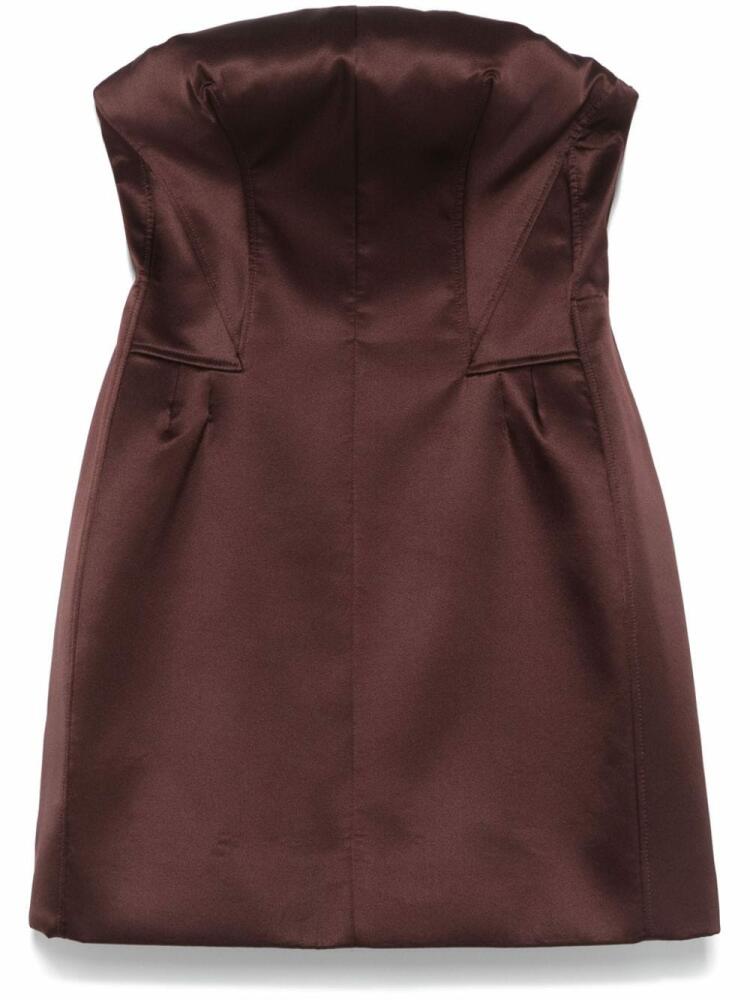 Ermanno Scervino sculpted mini dress - Purple Cover