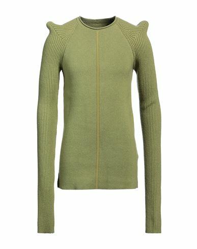 Rick Owens Man Sweater Green Cashmere, Wool, Viscose, Polyester Cover