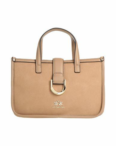 La Martina Woman Handbag Camel Polyurethane Cover