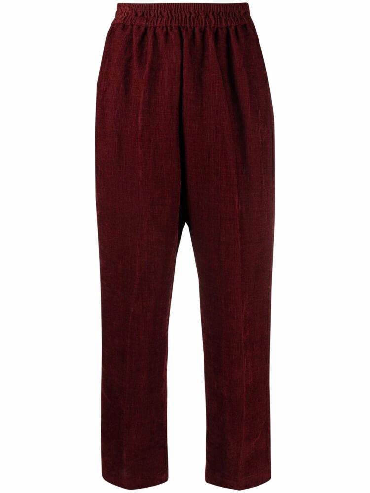 Forte Forte elasticated-waist trousers - Red Cover