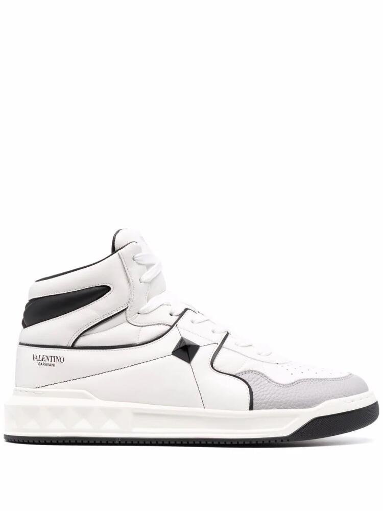 Valentino Garavani One Stud high-top sneakers - White Cover