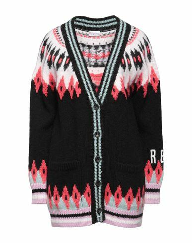 Red Valentino Woman Cardigan Black Acrylic, Mohair wool, Polyamide, Polyester Cover