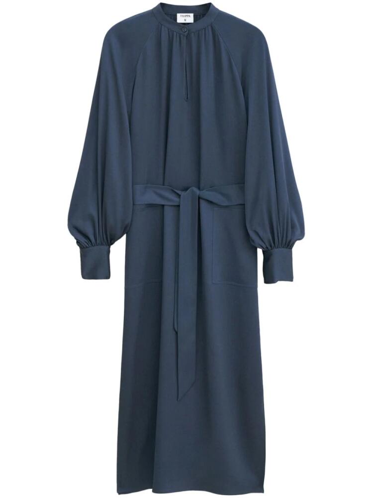 Filippa K long-sleeve dress - Blue Cover