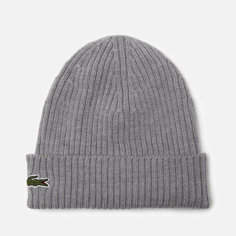 Lacoste Side Logo Wool Beanie Cover