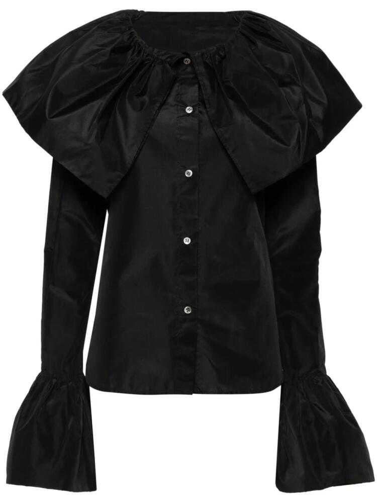 Yohji Yamamoto taffeta blouse - Black Cover