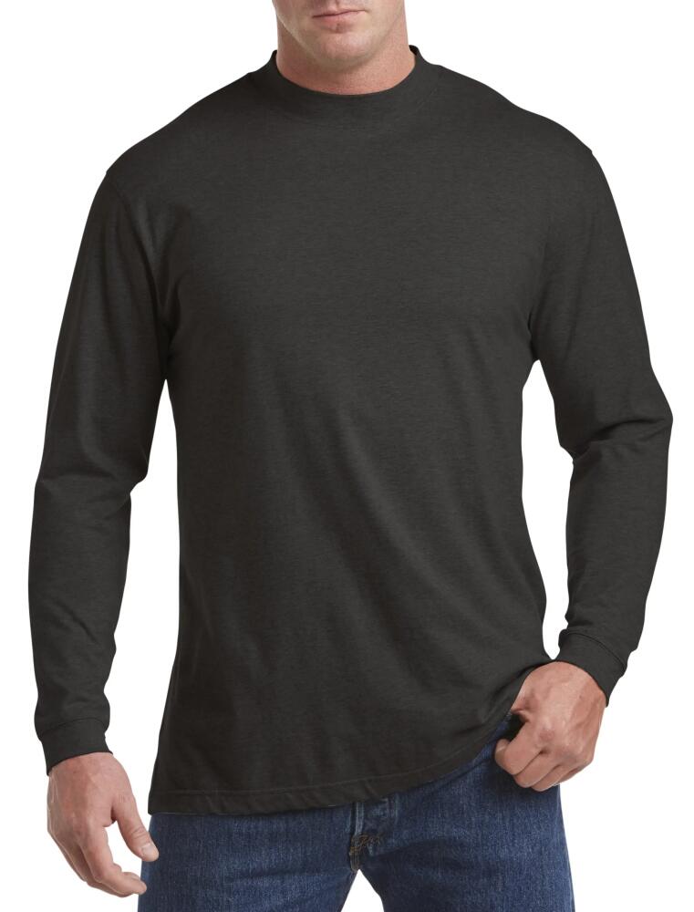 Harbor Bay by DXL Moisture-Wicking Long-Sleeve Shirt in Graniththr Cover