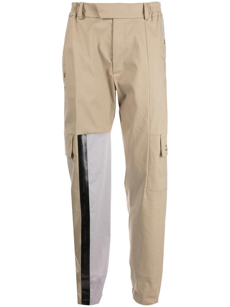 A-COLD-WALL* panelled cargo trousers - Neutrals Cover