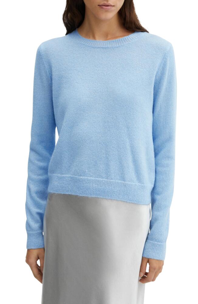 MANGO Crewneck Sweater in Sky Blue Cover