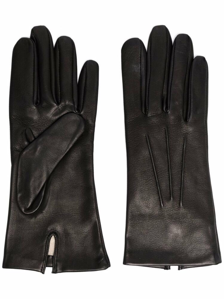 Mackintosh Felicity leather gloves - Black Cover