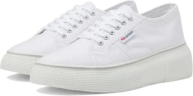 Superga 2750 Cotu Classic (Grey Colomba) Lace up casual Shoes Cover