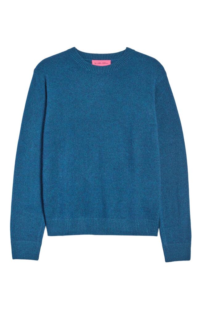 The Elder Statesman Gender Inclusive Simple Cashmere Sweater in Peacock Cover