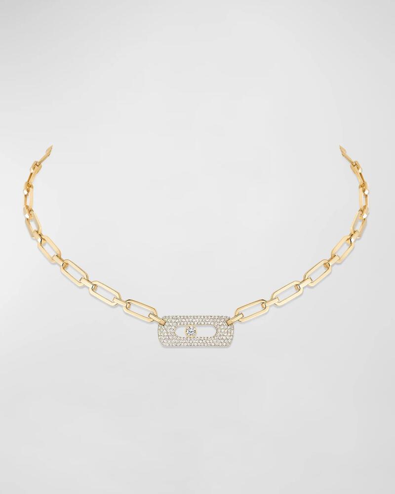 Messika My Move 18K Yellow Gold Diamond Necklace Cover