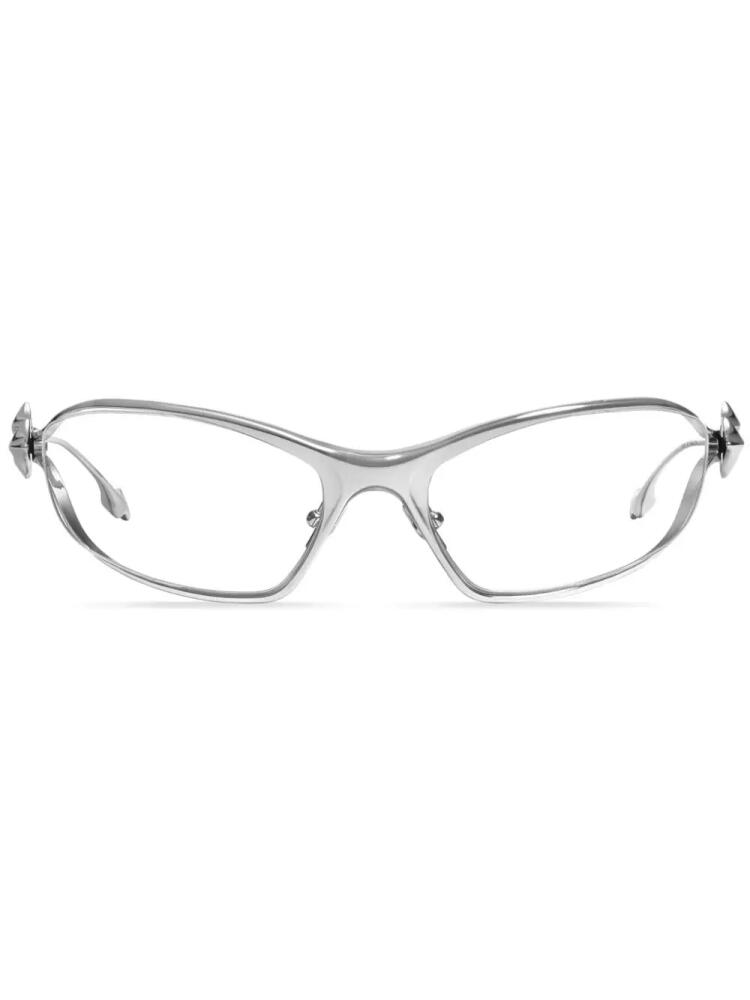 Gentle Monster Ytt 02 goggle-frame glasses - Silver Cover