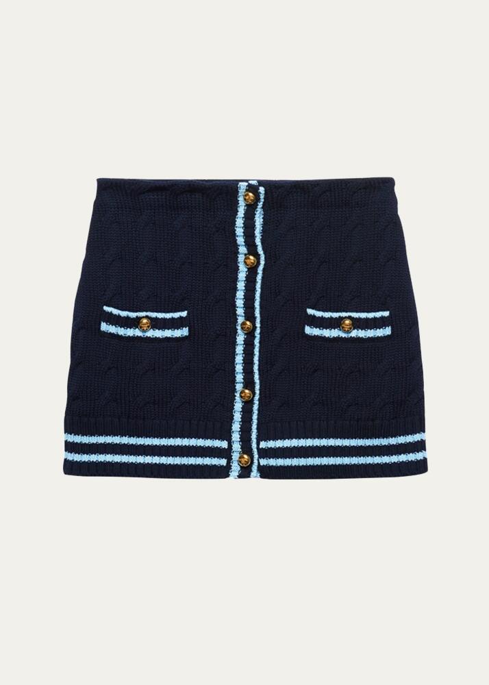 Prada Cotton Knit Mini Skirt Cover