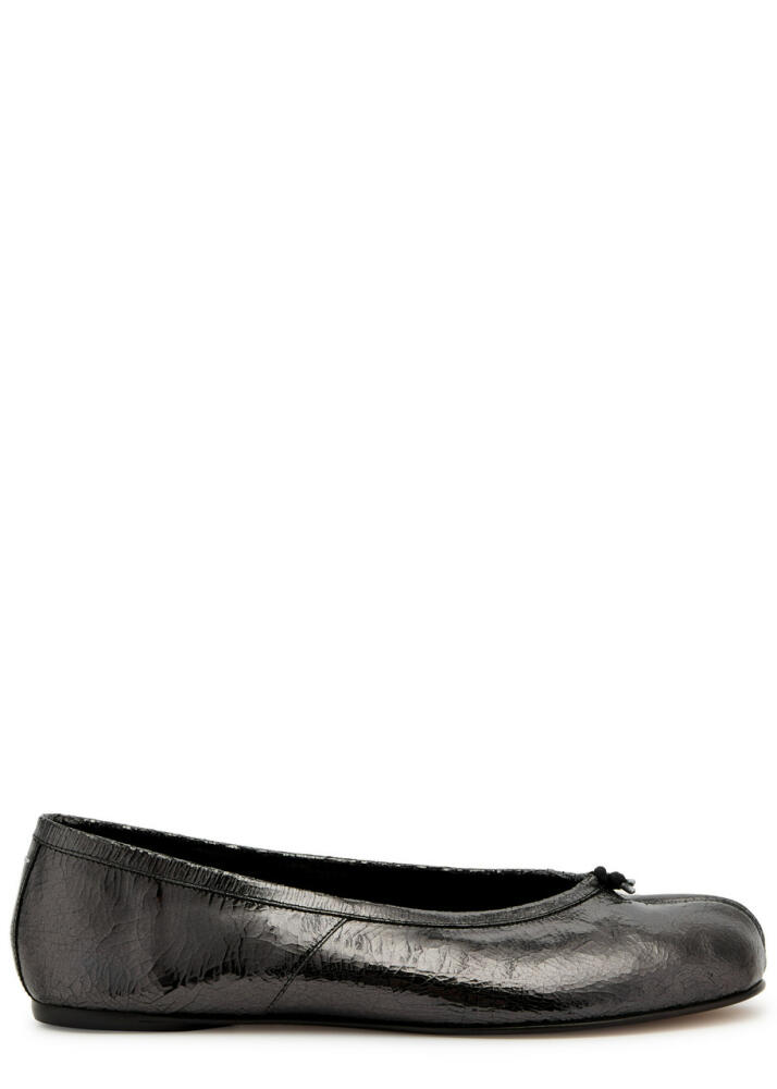 Maison Margiela Tabi Leather Ballet Flats - Black Cover