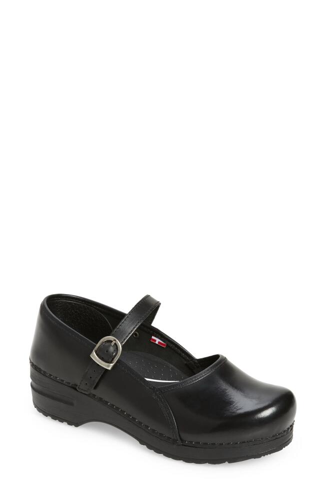 Sanita Clare Mary Jane Clog in Black-002 Cover