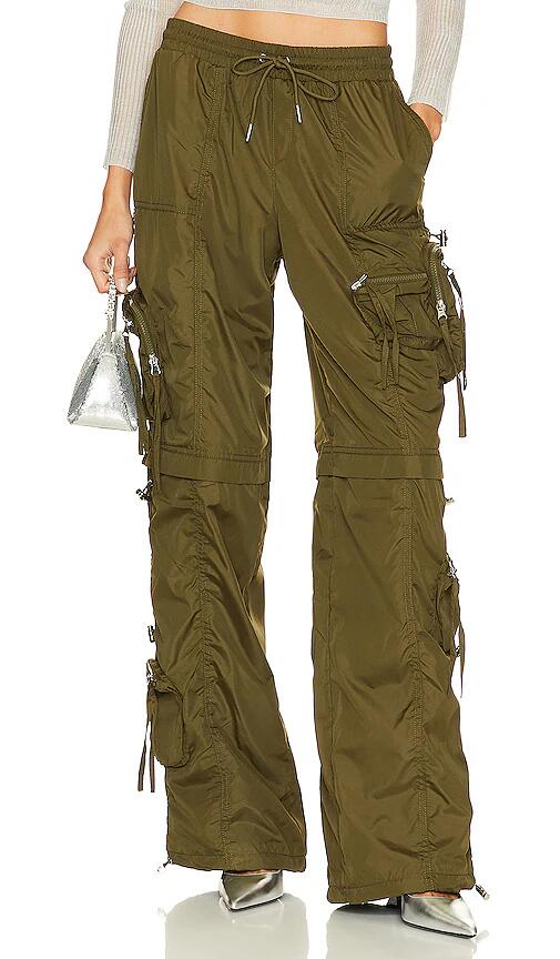 SER.O.YA Alba Cargo Pant in Dark Green Cover