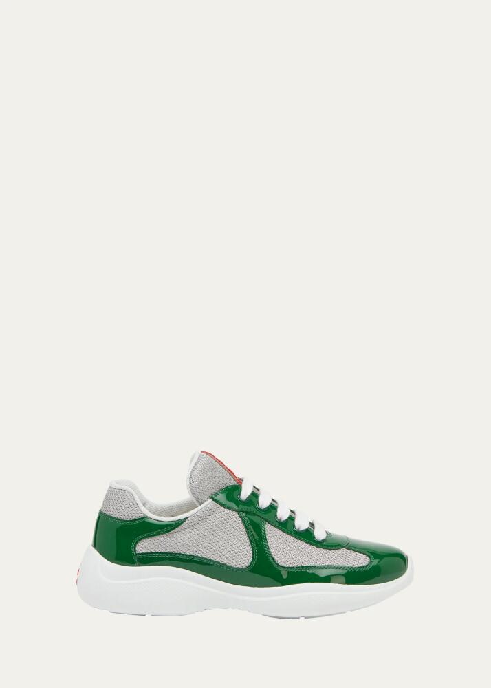 Prada America's Cup Vernice Patent Runner Sneakers Cover