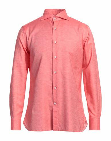 Sonrisa Man Shirt Coral Size 15 ½ Cotton, Linen Cover