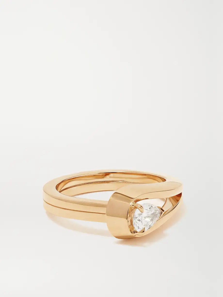 Repossi - Serti Inversé 18-karat Rose Gold Diamond Ring - 54 Cover