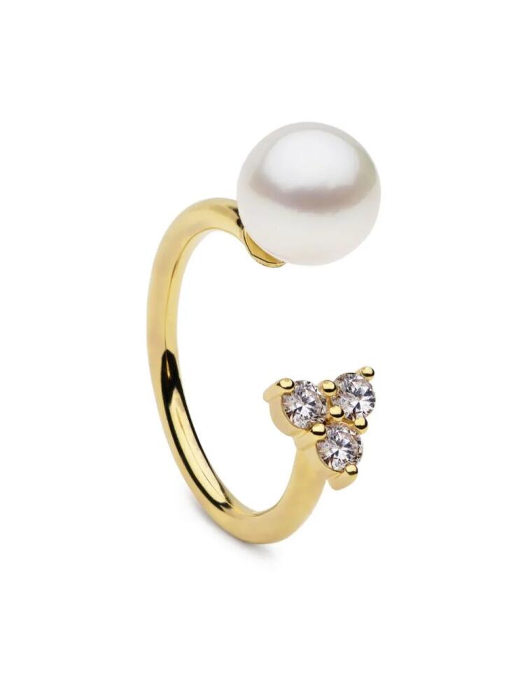 AUTORE MODA Saskia pearl-embellished ring - Gold Cover