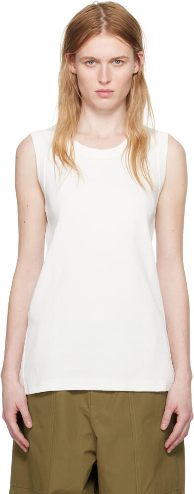 Sofie D'Hoore White Ribbed Tank Top Cover