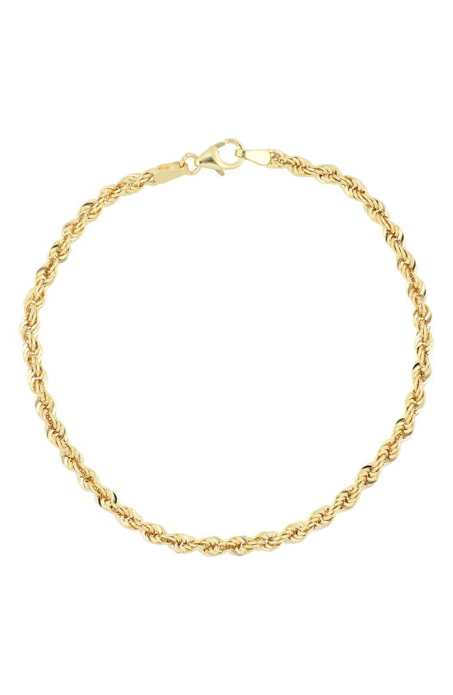 Bony Levy 14K Gold Rope Chain Bracelet in 14K Yellow Gold Cover