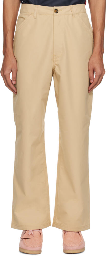 Pop Trading Company Beige Worker Trousers Cover