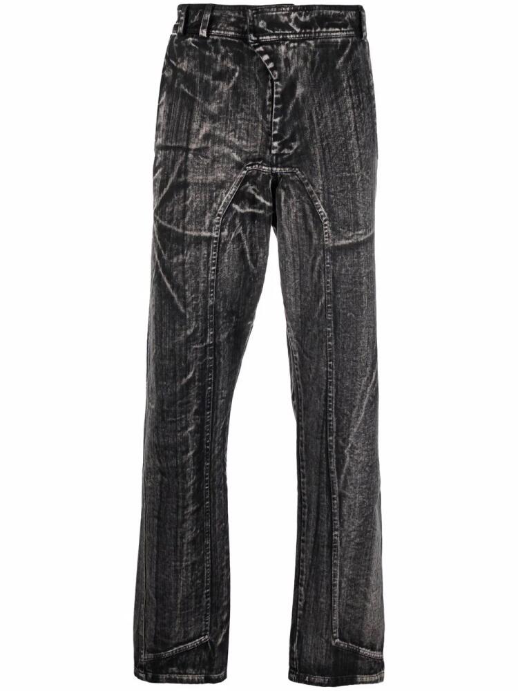 A-COLD-WALL* acid wash straight trousers - Black Cover