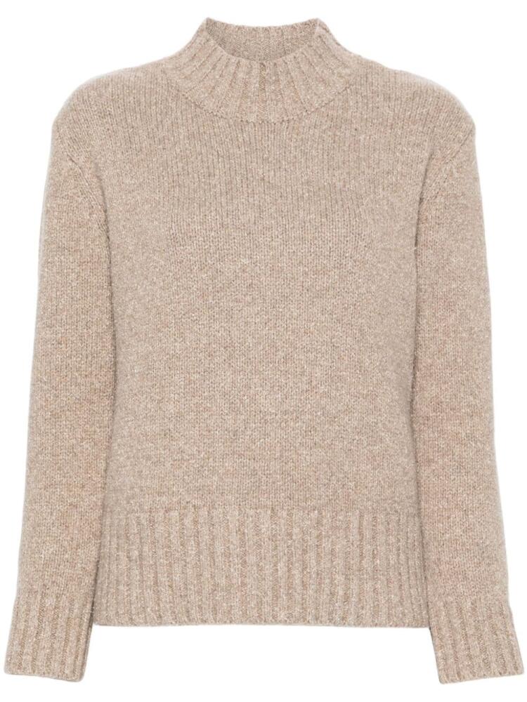 Claudie Pierlot speckle-knit sweater - Neutrals Cover