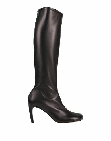 Dries Van Noten Woman Boot Black Leather Cover