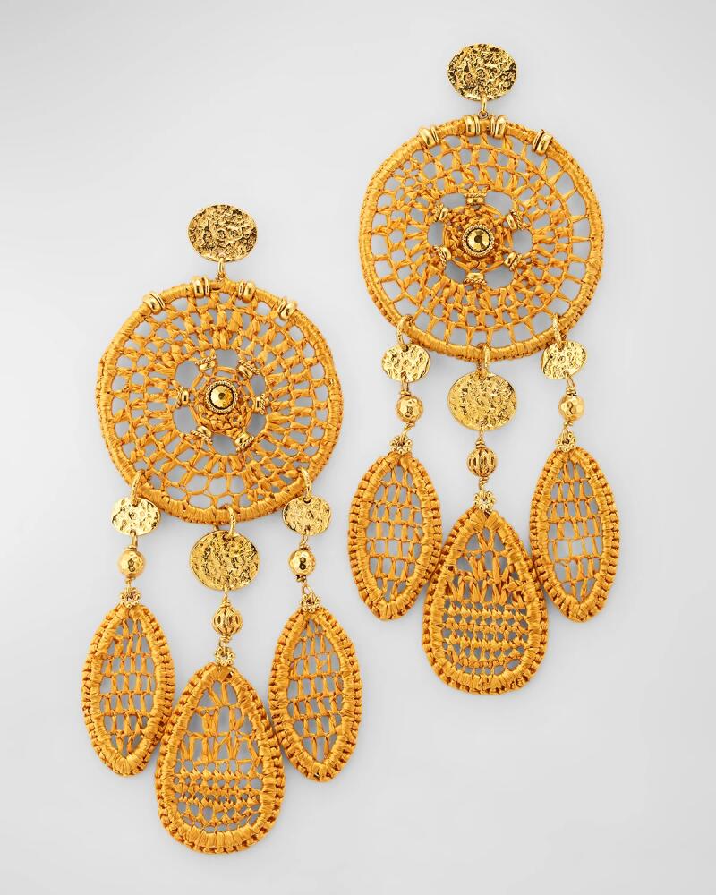 Gas Bijoux Fanfaria Chandelier Drop Earrings Cover