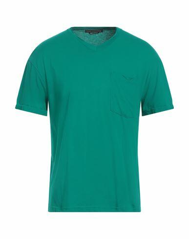 Daniele Alessandrini Man T-shirt Green Cotton Cover