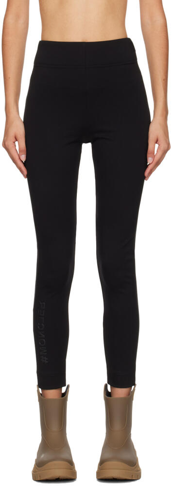 Moncler Grenoble Black Bonded Leggings Cover