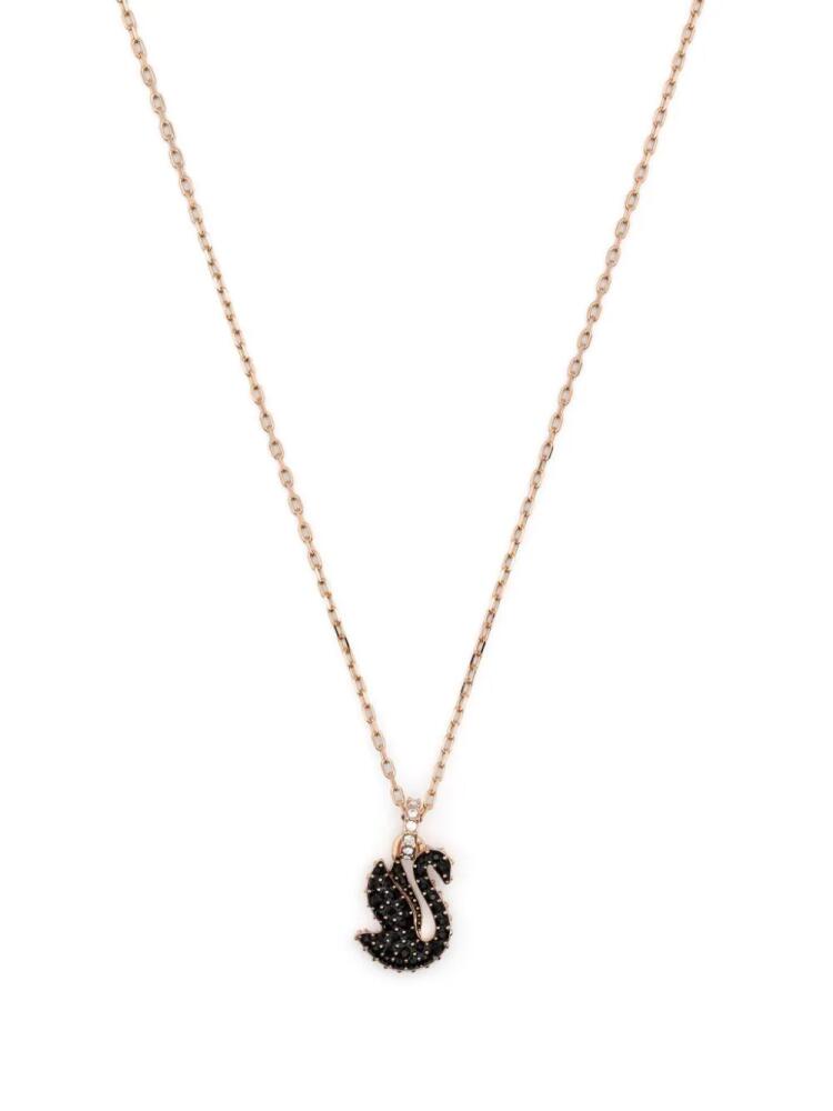 Swarovski Swan Pendant necklace - Pink Cover