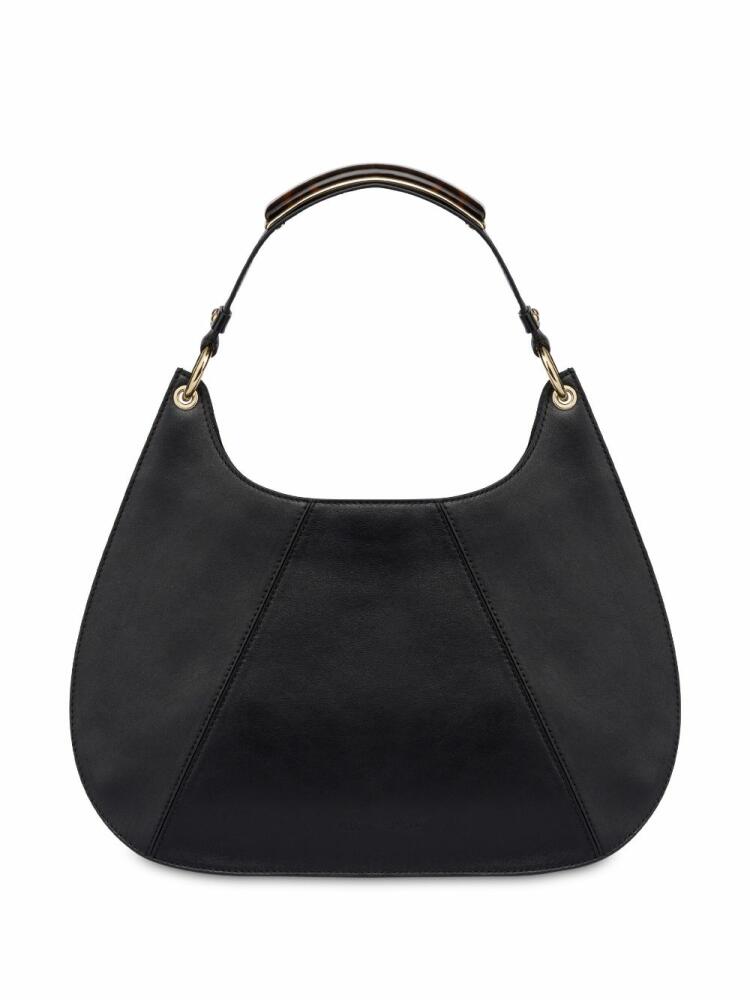 Alberta Ferretti Handle Gem leather tote bag - Black Cover