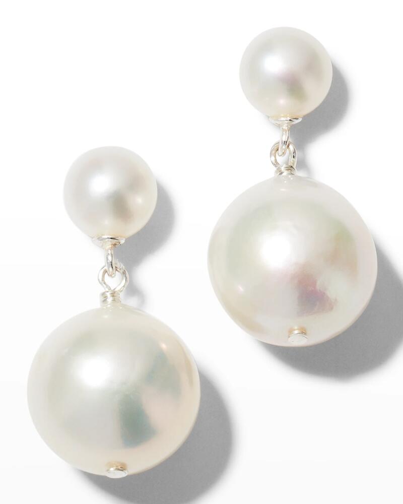 Margo Morrison Double Pearl Drop Earrings Cover