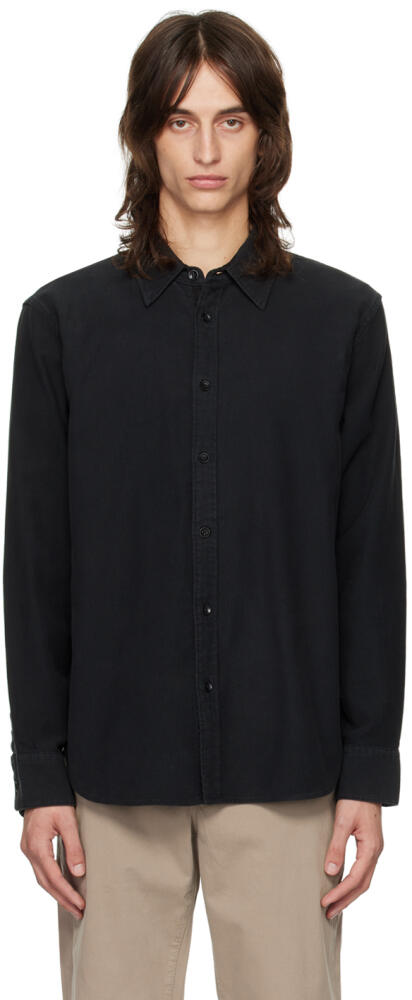 rag & bone Black Finch Shirt Cover