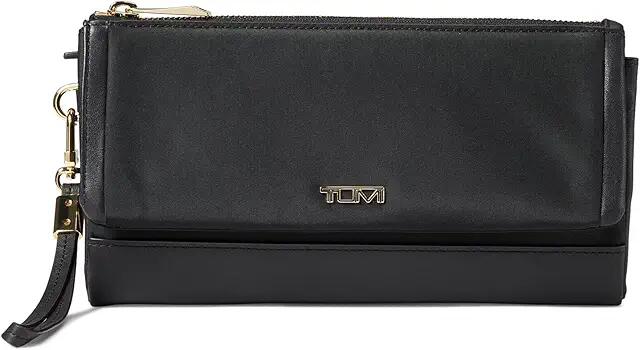 Tumi Voyageur Travel Wallet (Black/Gold) Wallet Cover