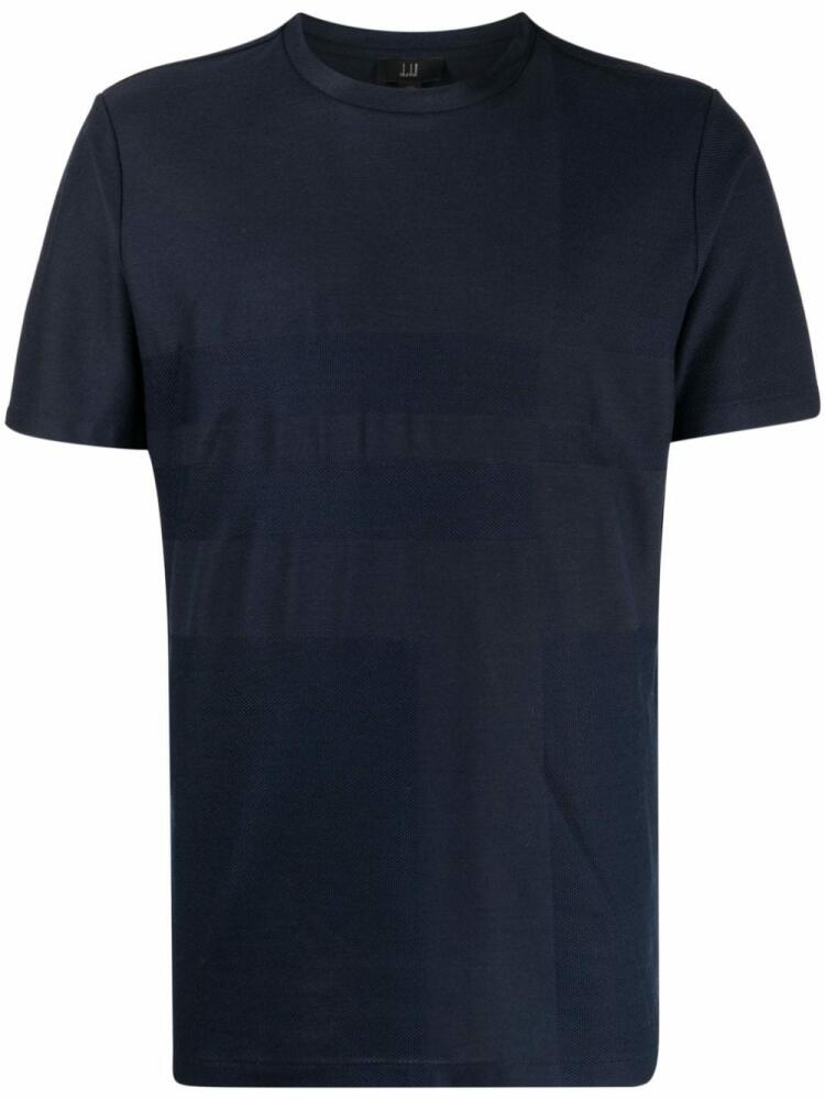 Dunhill jacquard crew-neck T-shirt - Blue Cover