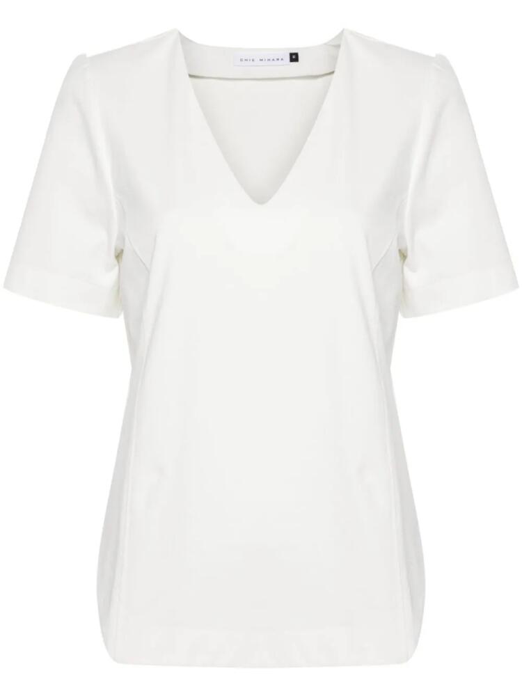 Chie Mihara Llea panelled T-shirt - White Cover