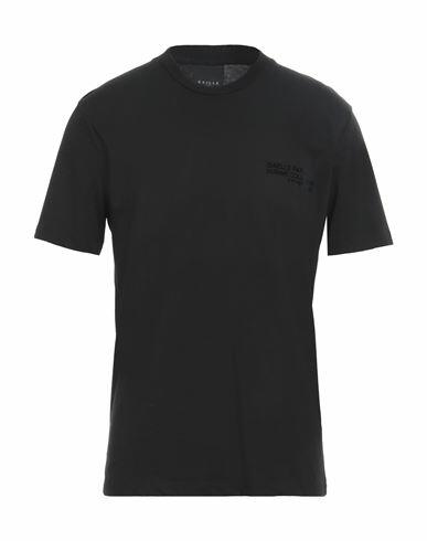 Gaëlle Paris Man T-shirt Black Cotton Cover