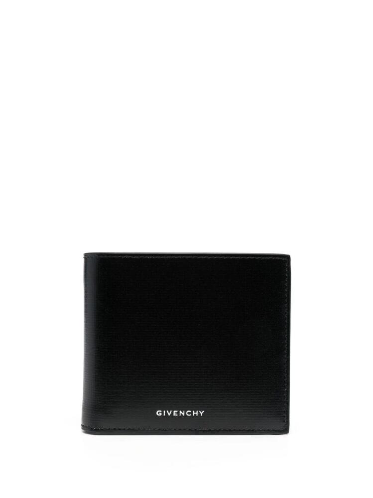 Givenchy logo-stamp leather wallet - Black Cover