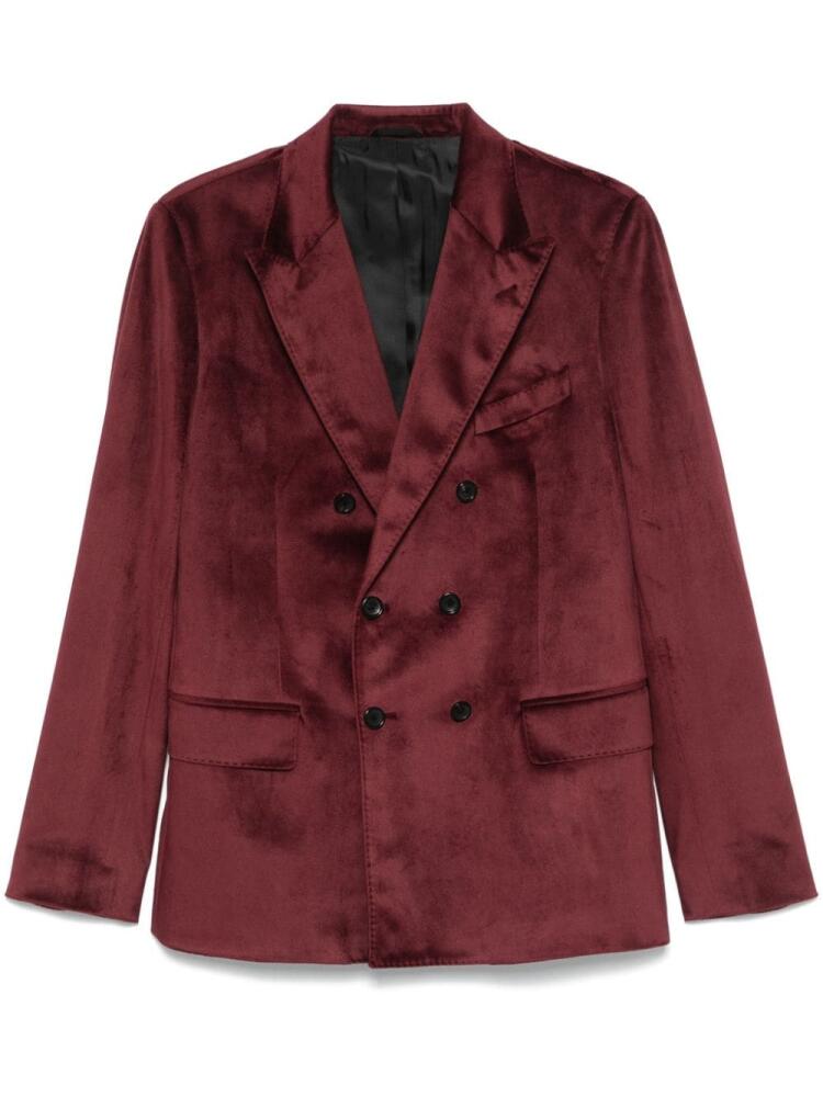 Reveres 1949 velvet blazer - Red Cover