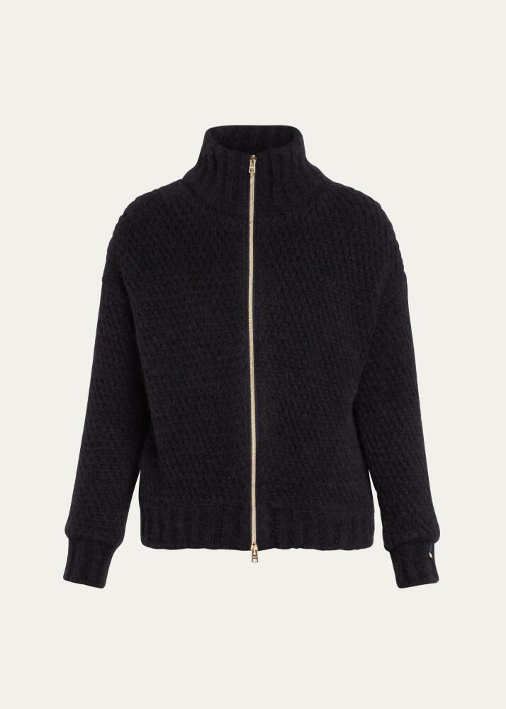 Herno Wool Zip-Front Cardigan Cover