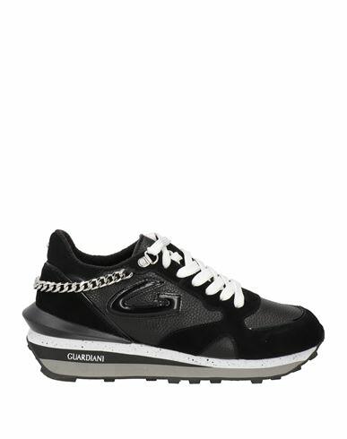 Alberto Guardiani Woman Sneakers Black Leather Cover