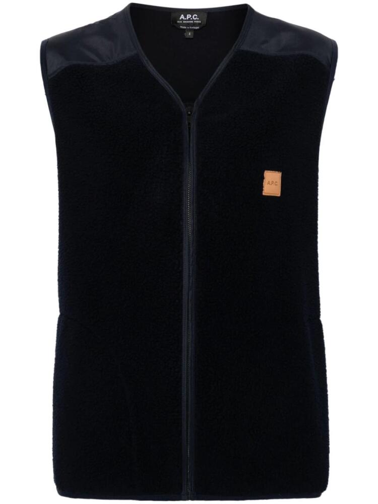 A.P.C. Nate gilet - Blue Cover