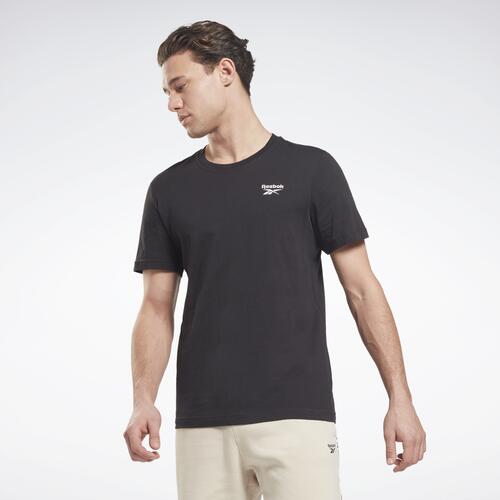 Reebok Identity Small Logo T-Shirt - Mens Black Cover